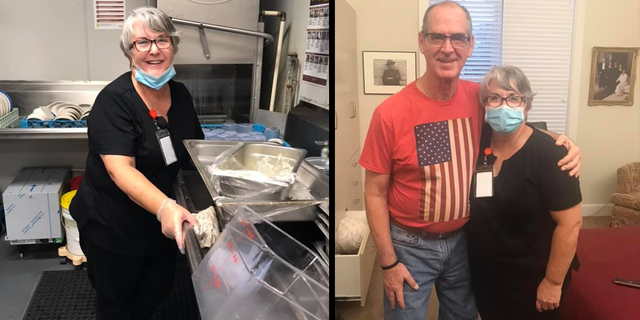 Mary Daniel and her husband, Steve, reunited after 114 days apart after she took a job at the memory care facility that he lived in. 