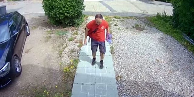 According to Hamersteen, she and her husband drew a game of “The Floor is Hot Lava” on the sidewalk the following day. Unfortunately, the hopscotching mailman did not return.