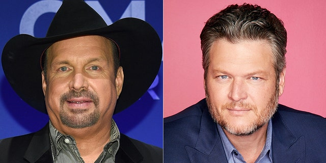 Garth Brooks and Blake Shelton