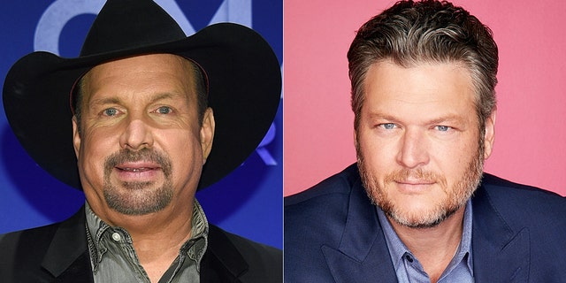 Garth Brooks and Blake Shelton