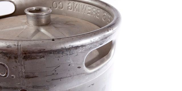 As part of the demonstrations, a keg of beer was opened and poured down Cincinnati Street to signify all of the alcohol bars are not able to sell during the pandemic, and the loss of profits.