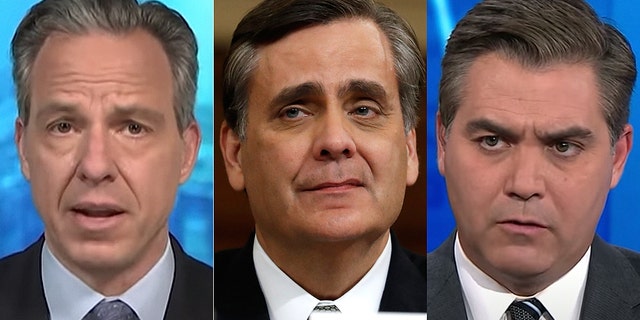 George Washington University law professor Jonathan Turley praised CNN’s Jake Tapper Friday for fact-checking his colleague Jim Acosta.