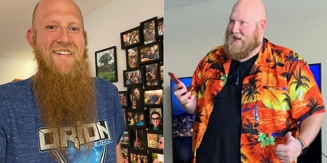 Ream lost 190 pounds to meet his goal of riding the Orion coaster.
