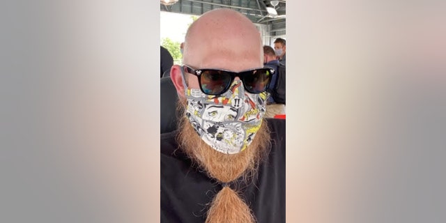 “You couldn’t see it because of my mask, but I had the biggest smile on my face," Ream says of his time on the ride.