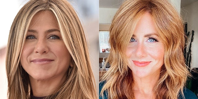 A blogger named Caitlin has gone viral after a new hairstyle has a lot of people thinking she resembles Jennifer Aniston