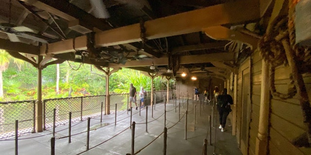 As seen in alleged images published by Disney fan site WDW News Today, new partitions and safety signage were seen throughout the Jungle Cruise attraction at Magic Kingdom.