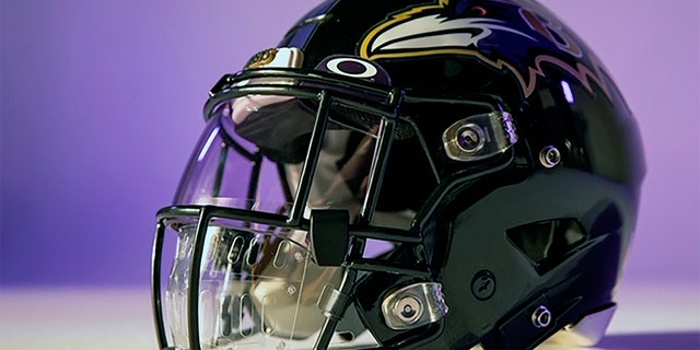 This photo provided by Oakley shows a new face shield designed by Oakley. With NFL training camps set to start at the end of the month, the league believes it is closer to one answer when it comes to player safety in the midst of the coronavirus pandemic. Face shields for the players' helmets. (Oakley via AP)