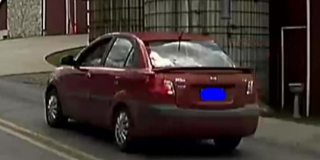 Justo Smoker's vehicle, a Kia Rio sedan with a "distinct spoiler" and "LCM" sticker, was seen in the area the day that Linda Stoltzfoos was abducted.