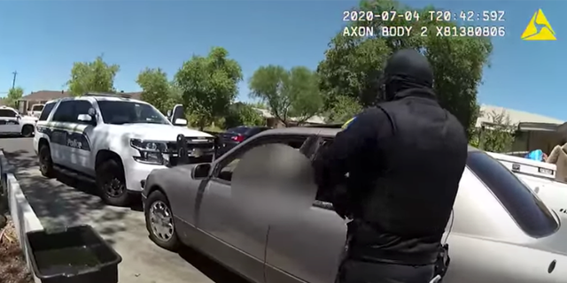Screengrab from bodycam footage from a police-involved shooting on July 4.
