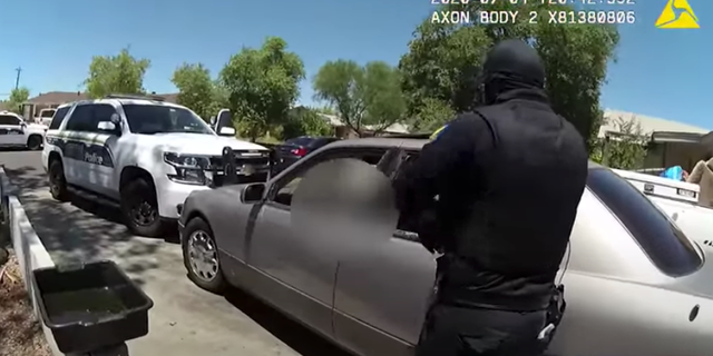 Screengrab from bodycam footage from a police-involved shooting on July 4.