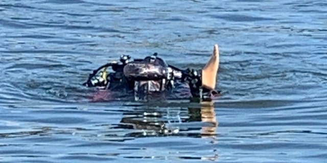 Rescue divers with the Indianapolis Fire Department helped find a titanium/carbon fiber leg valued prosthetic leg at $20,000 in a reservoir on Saturday.