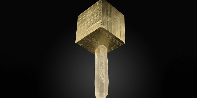 Pyrite and quartz sample from USGS. A new study says a team of scientists has found a way to do it