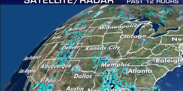 Areas from Georgia to the Carolinas will see bouts of heavy rain through Thursday.