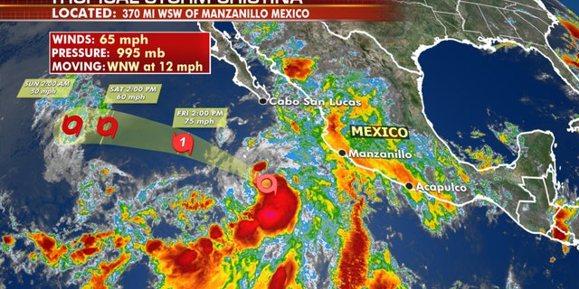 Tropical Storm Cristina is forecast to become the first hurricane of the East Pacific season on Thursday.