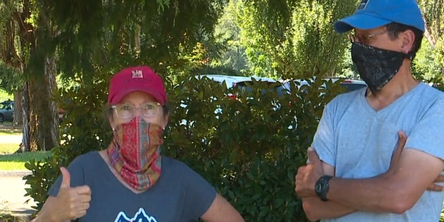 One woman told Q13 FOX that people who were in the river "started running" after the alert.