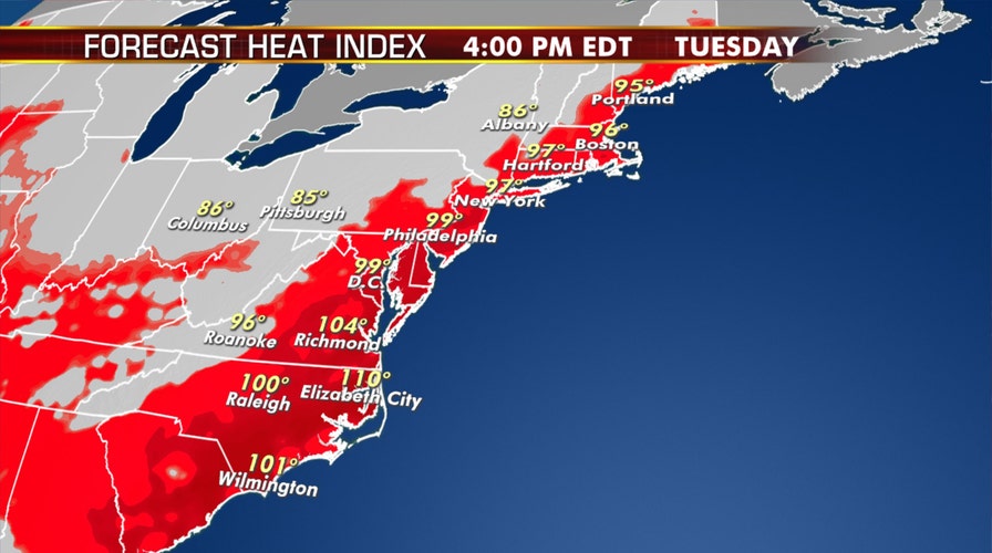 National forecast for Tuesday, July 28