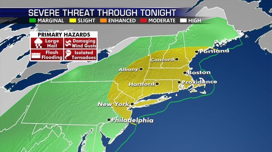 Severe Weather Threat For Over 90 Million In Northeast After Storms ...