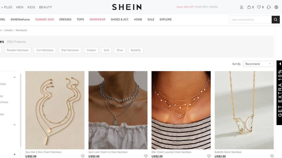 1pc Simple Gold-color Letter Pendant With English Letter Decor Necklace |  SHEIN