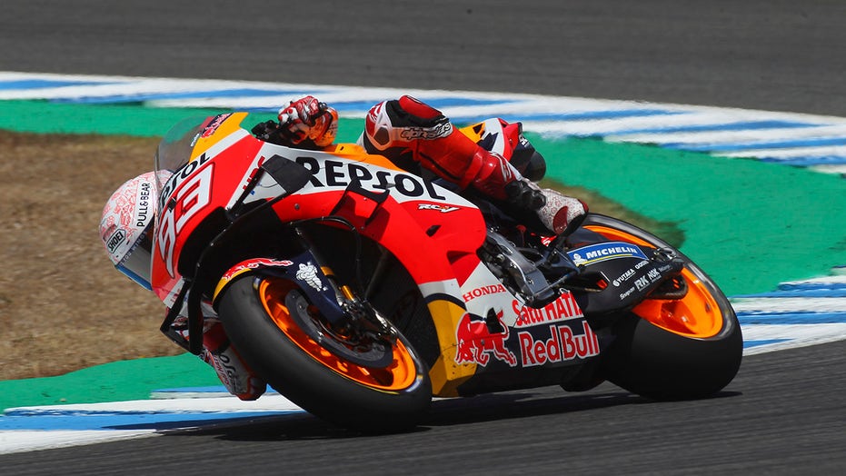 Motorcycle Racer Marc Marquez Injured In Dramatic Crash At Motogp Season Opener Fox News