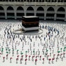 Muslim pilgrims circle the Kaaba, the cubic building at the Grand Mosque ahead of the Hajj pilgrimage in the Muslim holy city of Mecca, Saudi Arabia, July 29, 2020. 