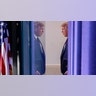 President Donald Trump arrives for a news conference at the White House in Washington, July 21, 2020.