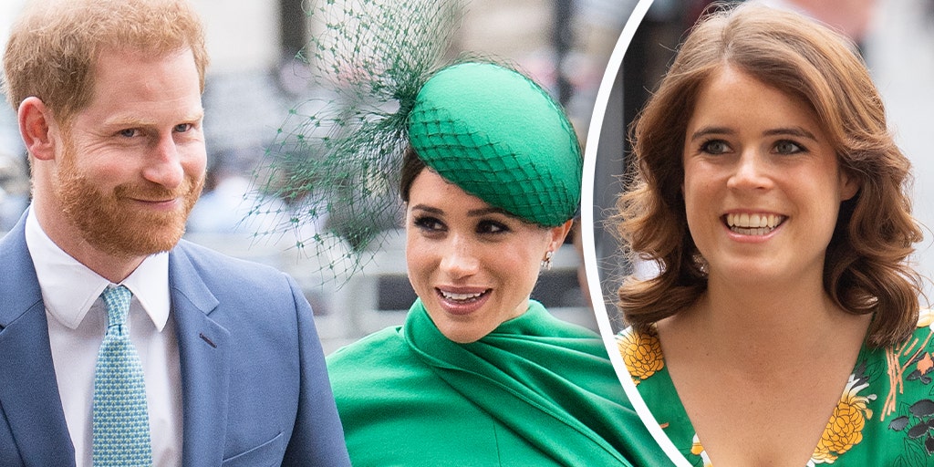 How Princess Eugenie Felt About Meghan Markle Prince Harry Sharing Their Baby News At Her Wedding Revealed Fox News