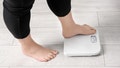 Overweight woman using scales indoors - Fox News