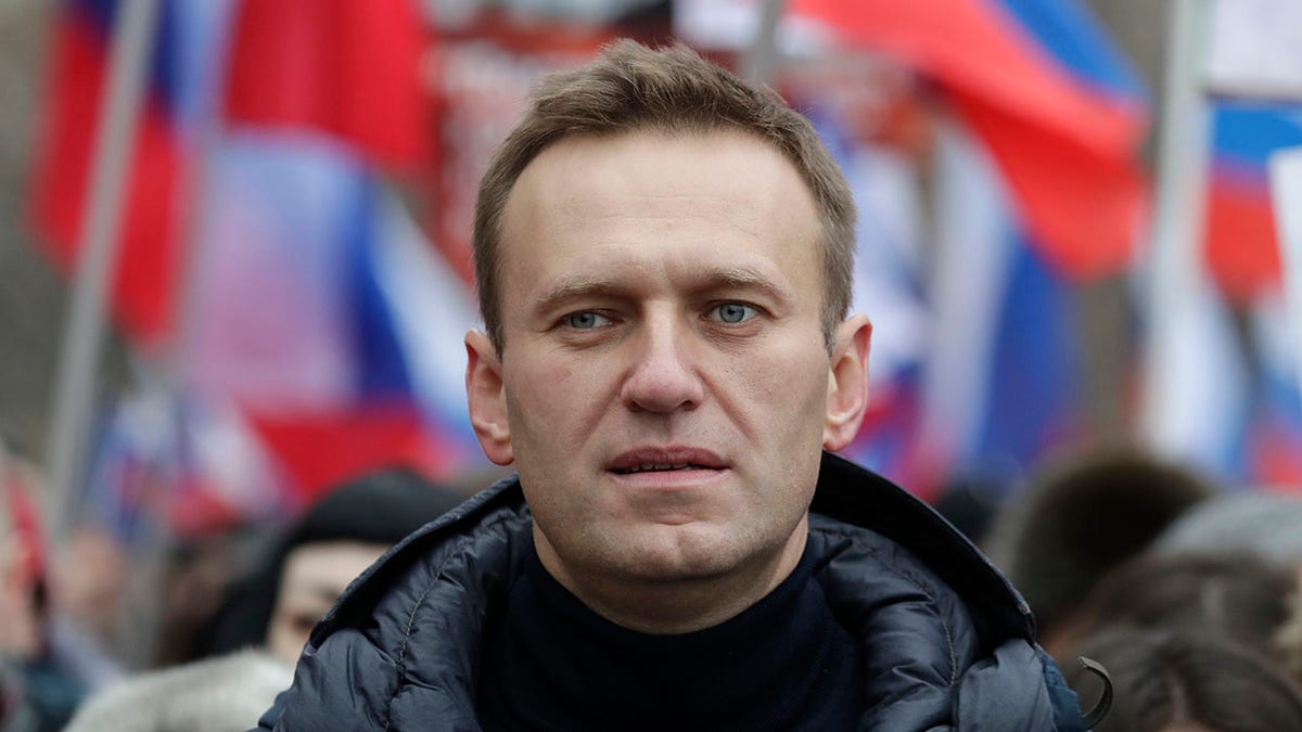 Navalny was placed on a ventilator in a hospital intensive care unit in Siberia after falling ill from suspected poisoning during a flight, his spokeswoman said Thursday. (AP Photo/Pavel Golovkin, File)