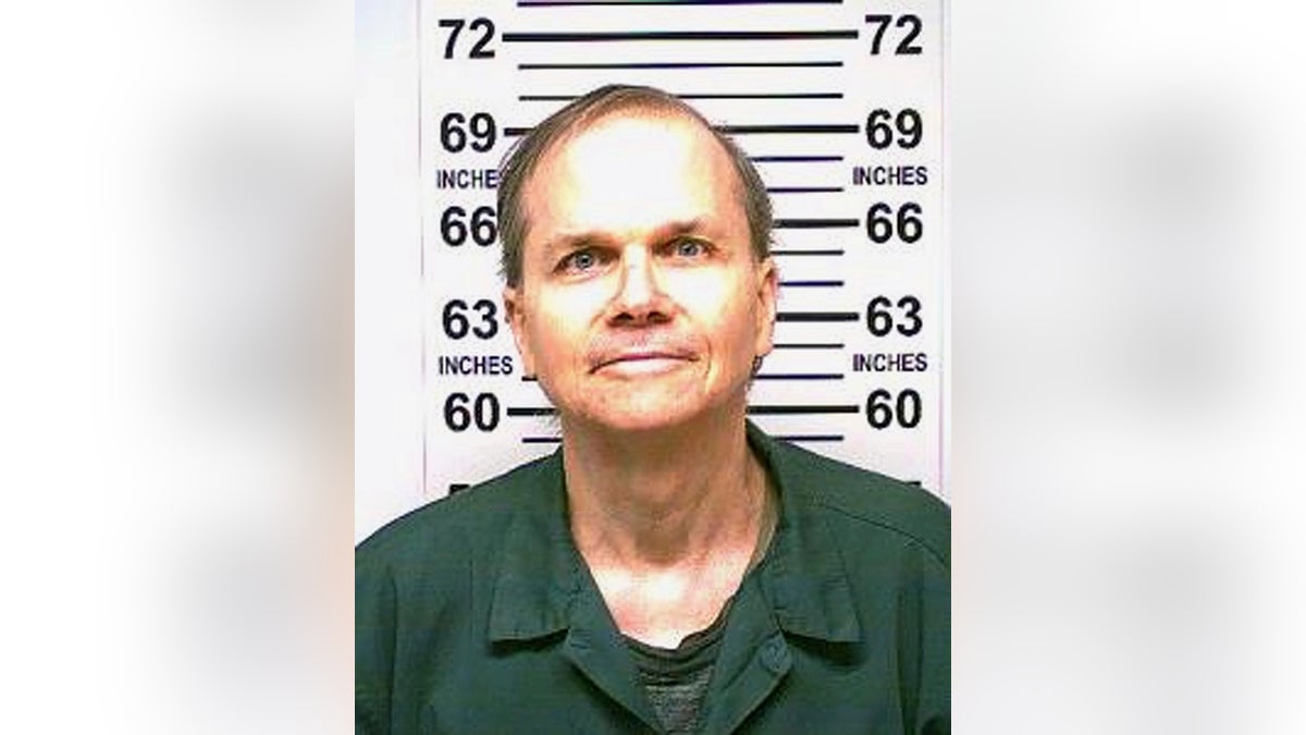 FILE — This Jan. 31, 2018 photo, provided by the New York State Department of Corrections, shows Mark David Chapman. (New York State Department of Corrections via AP, File)