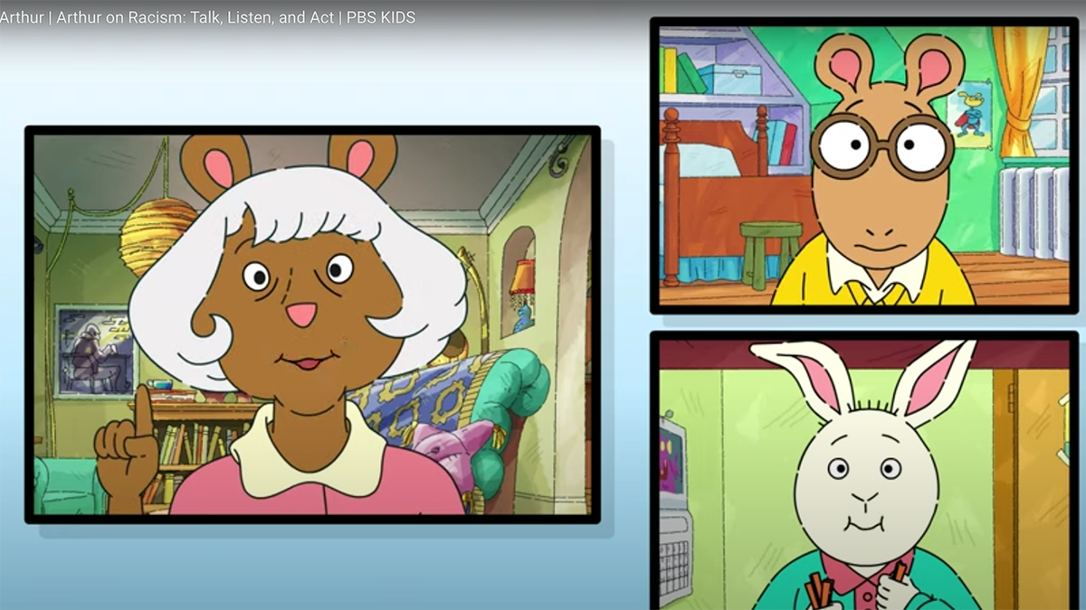 The PBS kids' series 'Arthur' released a video dedicated to John Lewis about fighting racism.