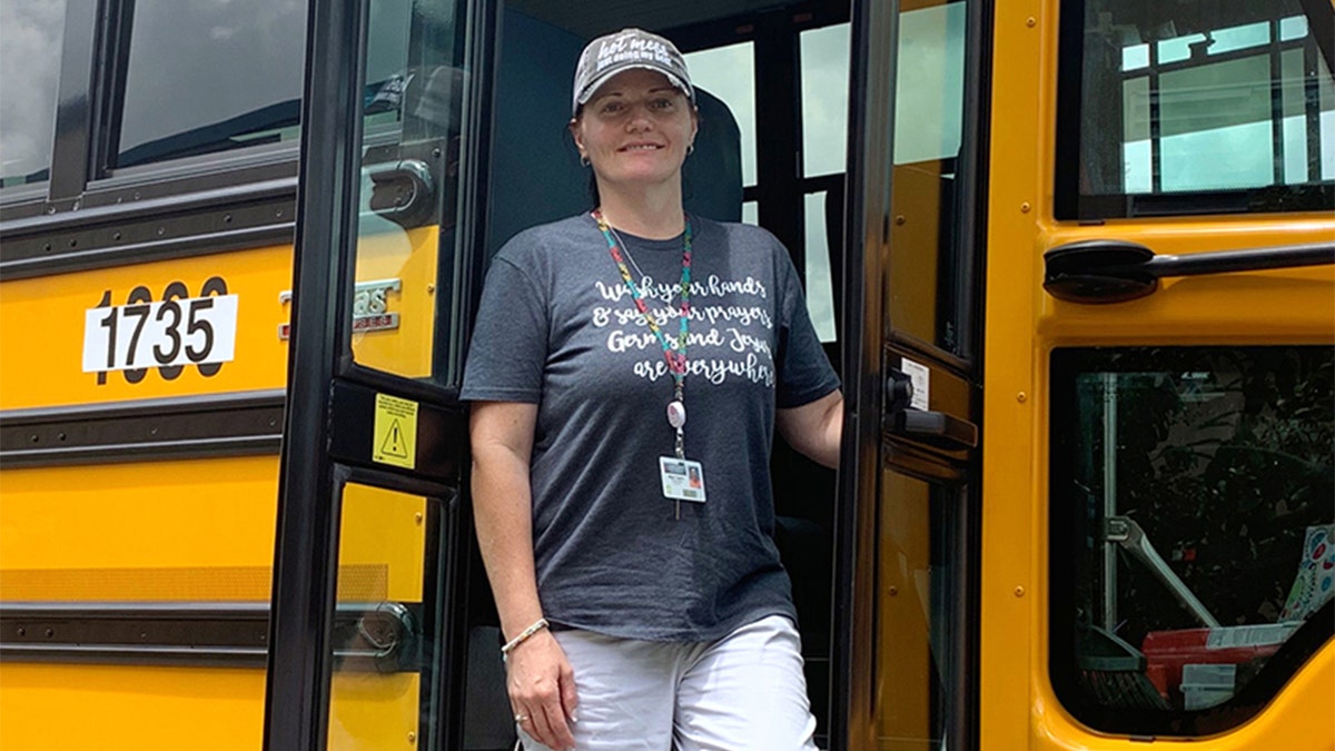 School bus driver Margie Yzaguirre refused to open the doors to Mayson Armando Ortiz-Vazquez after he started banging on them.