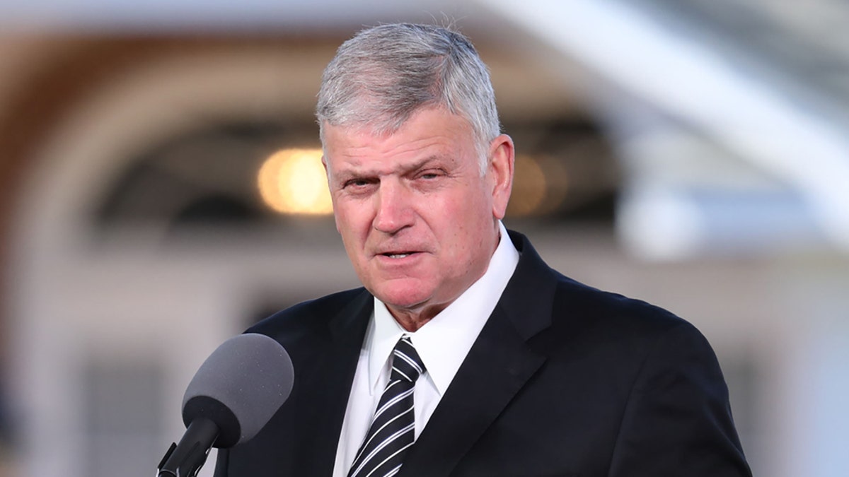 Franklin Graham is leading the Washington Prayer March 2020 Saturday. (LOGAN CYRUS/AFP/Getty Images)