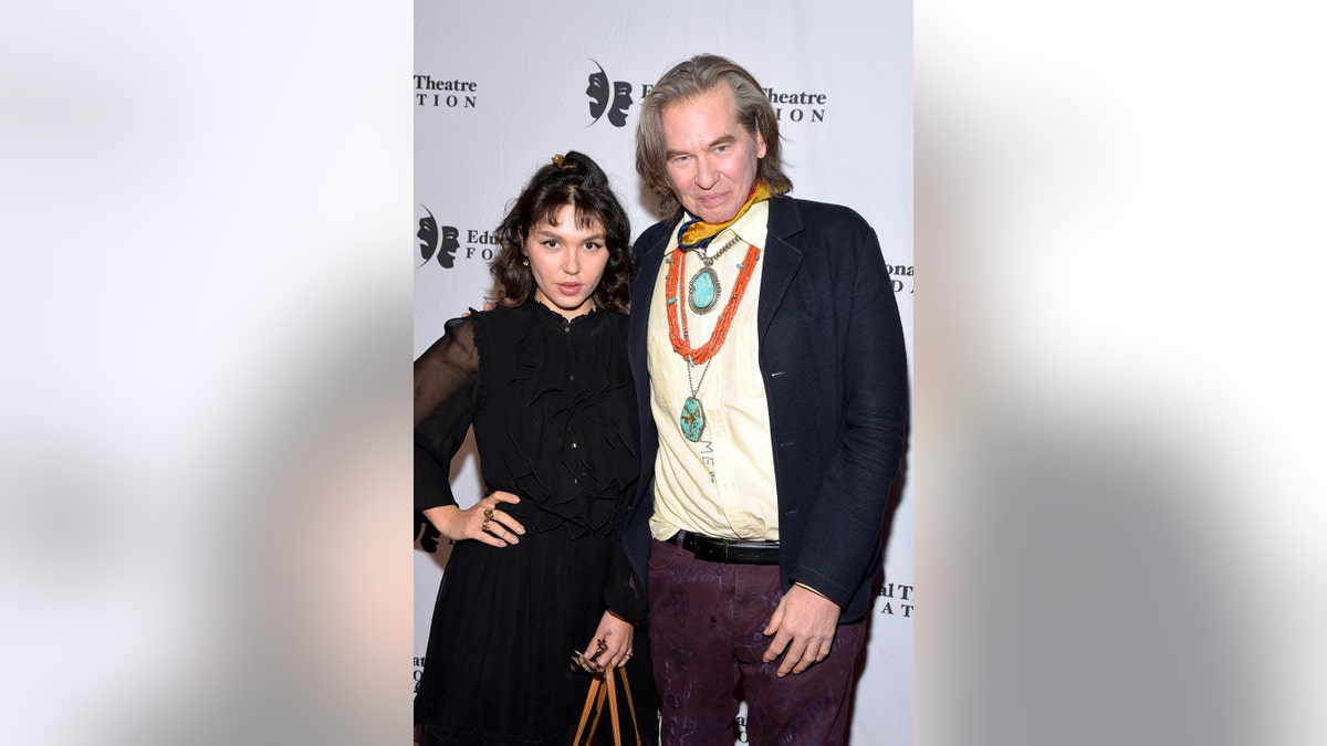 Actors Mercedes Kilmer and Val Kilmer attend the 2019 annual Thespians Go Hollywood Gala at Avalon Hollywood on November 18, 2019, in Los Angeles, California.
