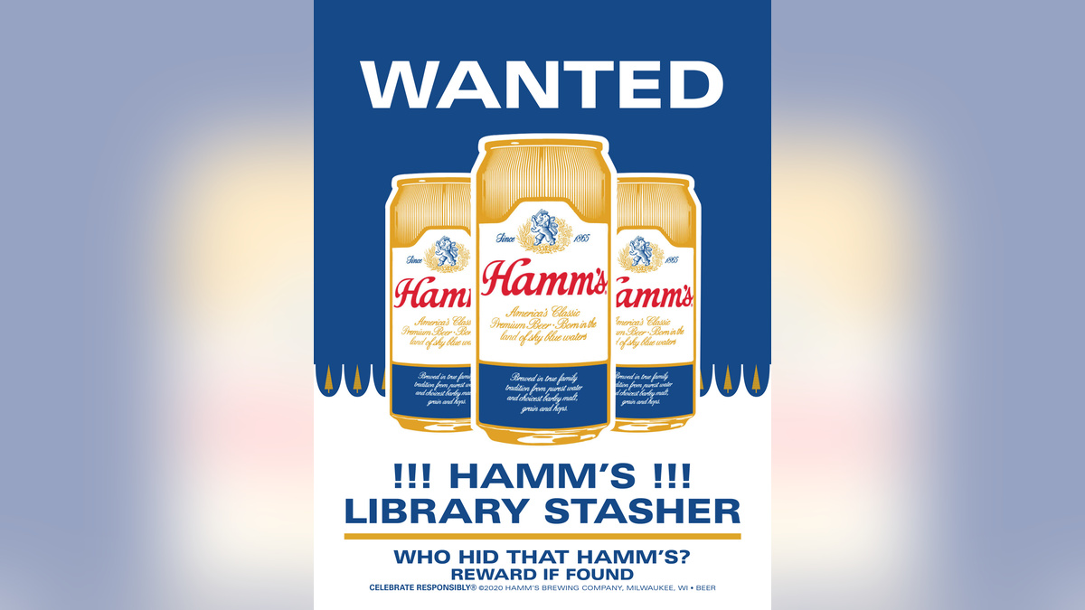 The Minnesota beer brand is hunting for the person stashed some beer behind the paneling of a public library in the '80s