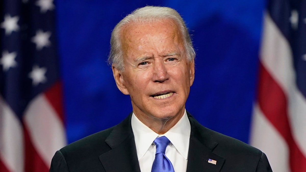 Joe Biden speaks during 2020 Democratic National Convention