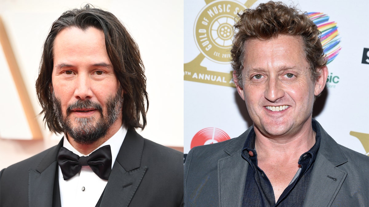 Keanu Reeves (left) and Alex Winter, stars of 'Bill &amp; Ted Face the Music.'