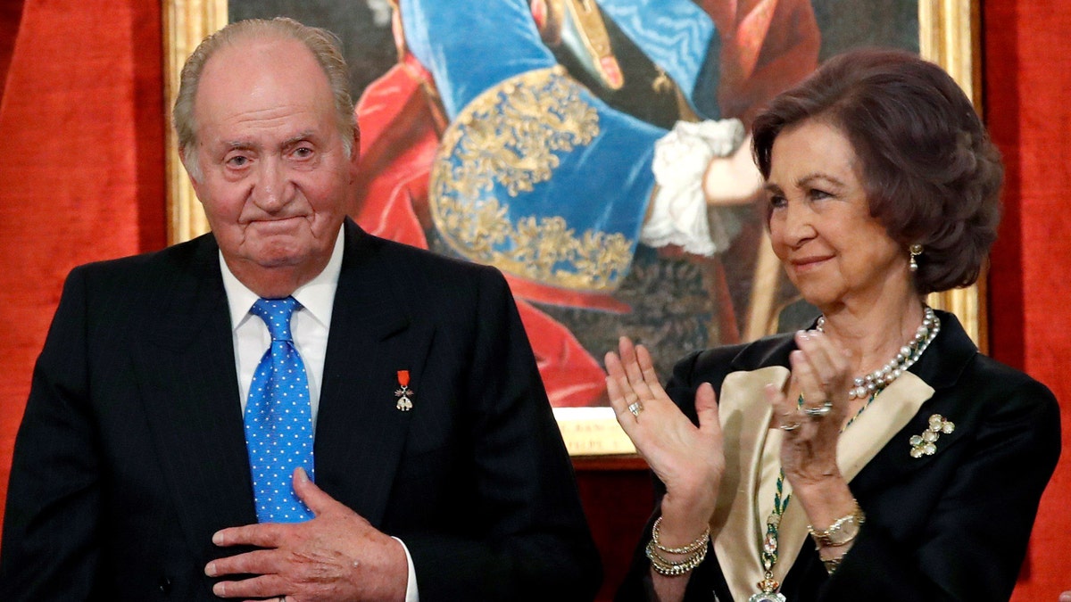 Former King of Spain, Juan Carlos of Spain and his wife, Sofia. (Photo by Juanjo Martín - Pool/Getty Images)