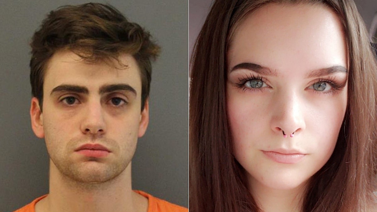 Matthew Allen Coglio, left, is charged with second-degree murder in connection to the death of his girlfriend, 22-year-old April Lee Logan, right, who had filed a protective order for family abuse against him two years ago. 