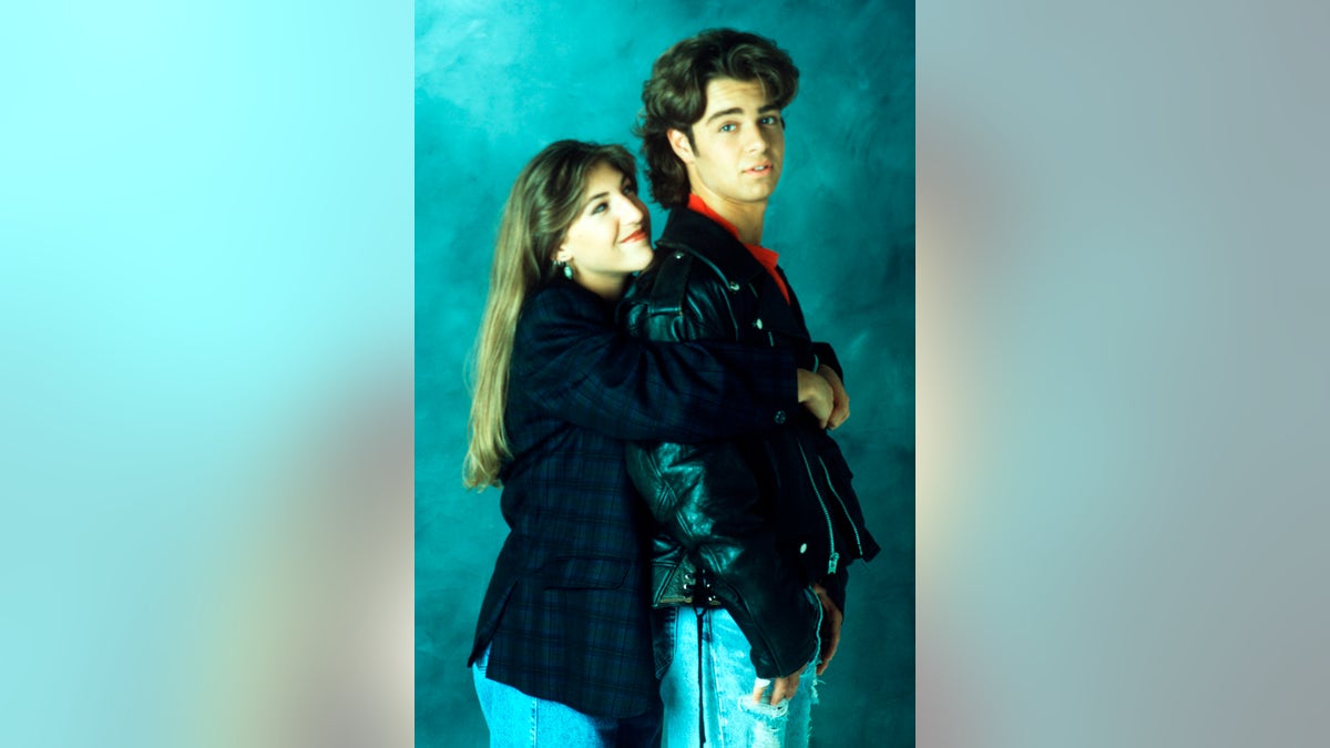 Mayim Bialik and Joey Lawrence in "Blossom."
