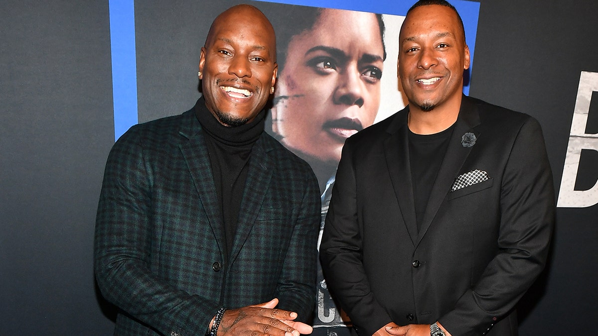 ATLANTA, GEORGIA - OCTOBER 23: Tyrese Gibson and Deon Taylor attend "Black and Blue" Atlanta special screening at The Plaza Theatre on October 23, 2019 in Atlanta, Georgia. (Photo by Paras Griffin/Getty Images for Screen Gems)