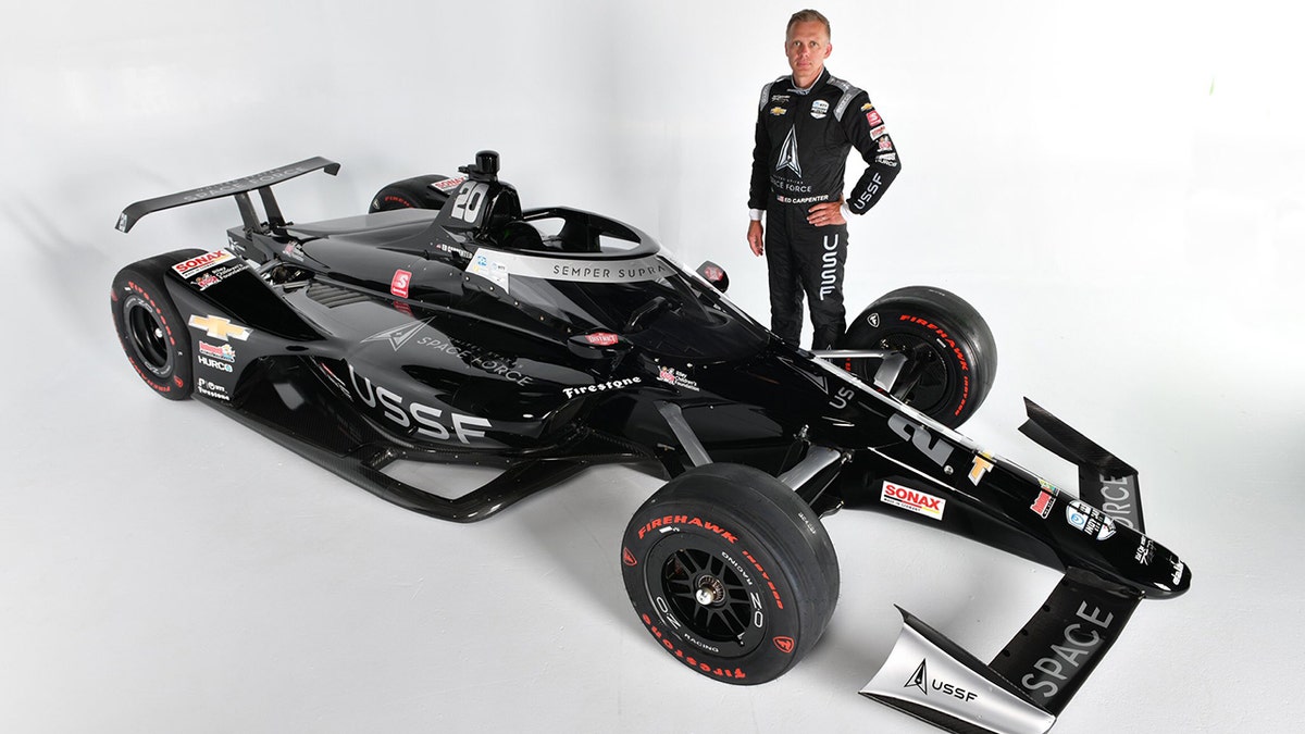 Ed Carpenter’s three-car outfit is already sponsored by the U.S. Air Force, under which the recently established U.S. Space Force branch operates.