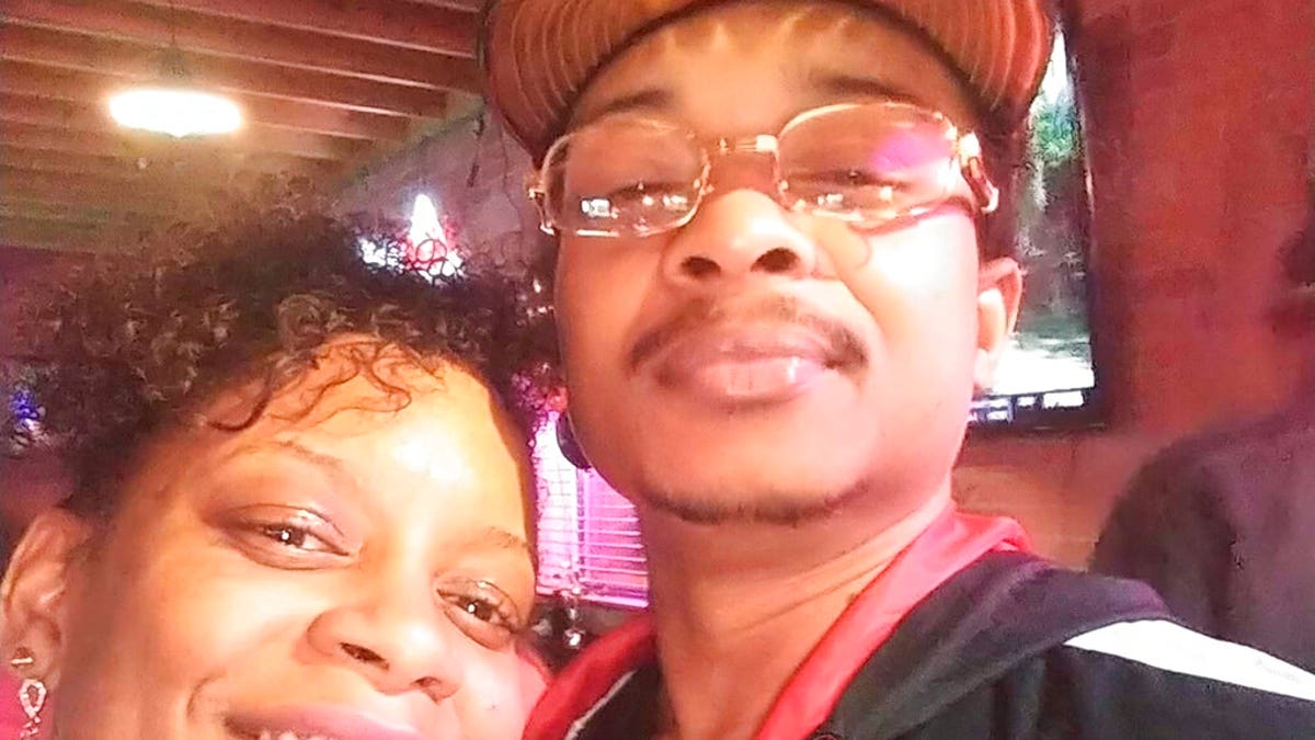  Adria-Joi Watkins poses with her second cousin Jacob Blake. He is recovering from being shot multiple times by Kenosha police on Aug. 23. (Courtesy Adria-Joi Watkins via AP, File)