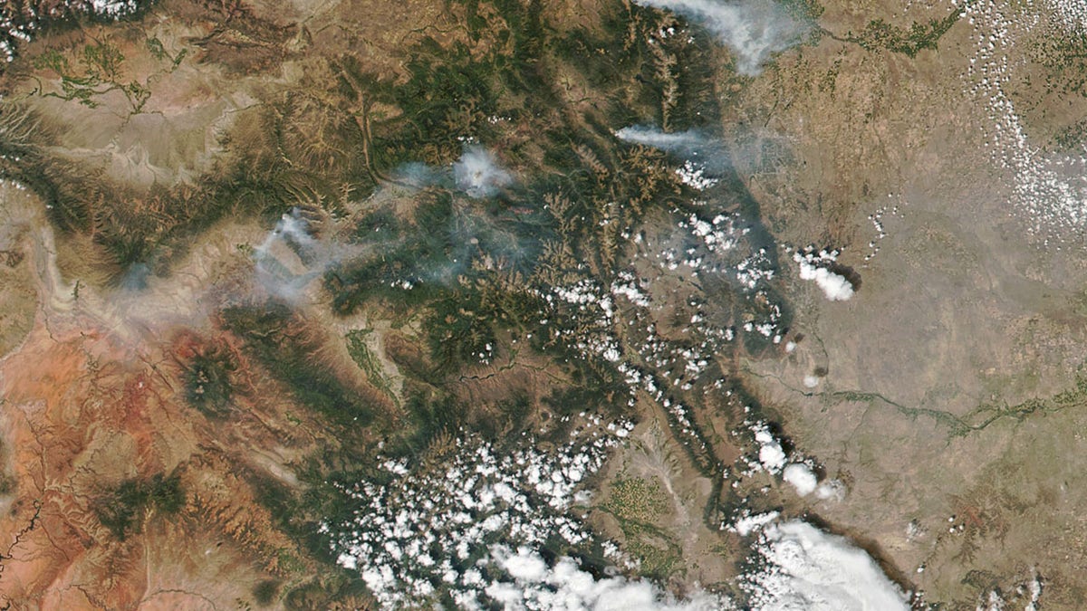 Smoke from the Colorado wildfires is drifting across portions of the state.