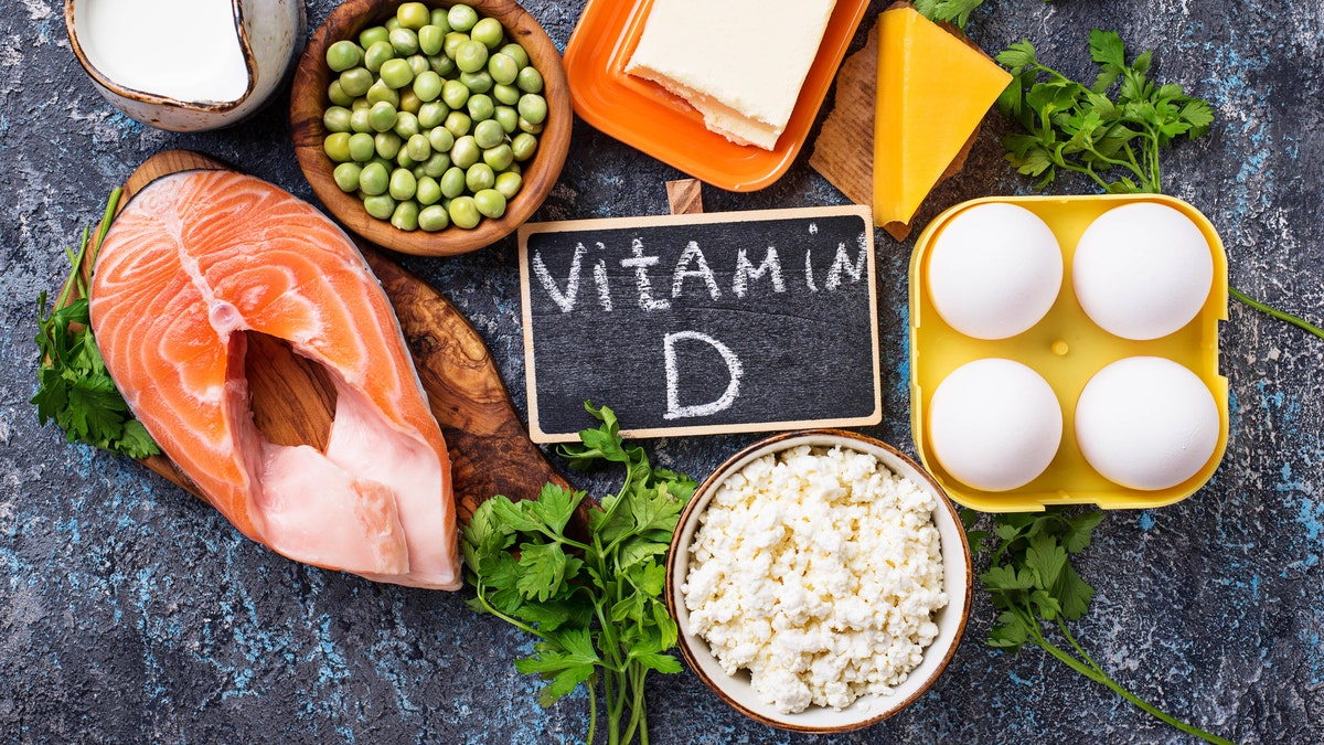 Healthy foods containing vitamin D 