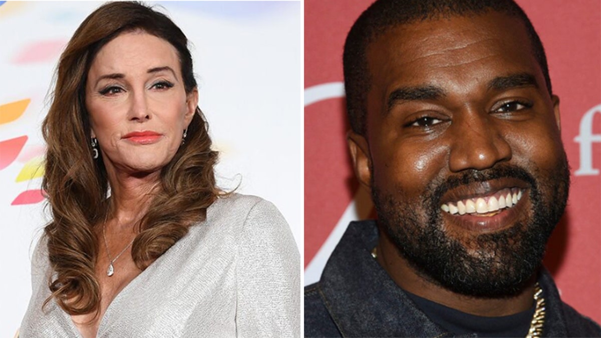 Kanye West and Caitlyn Jenner