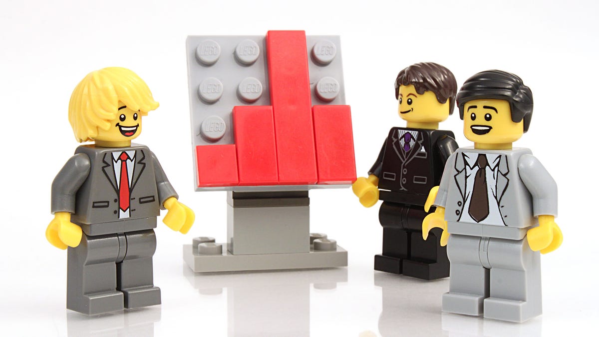 Lego Businessmen and Graph