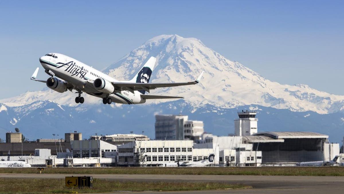 Alaska Airlines has been requiring all passengers to wear face masks as one of its coronavirus safety precautions. (Don Wilson/Port of Seattle)