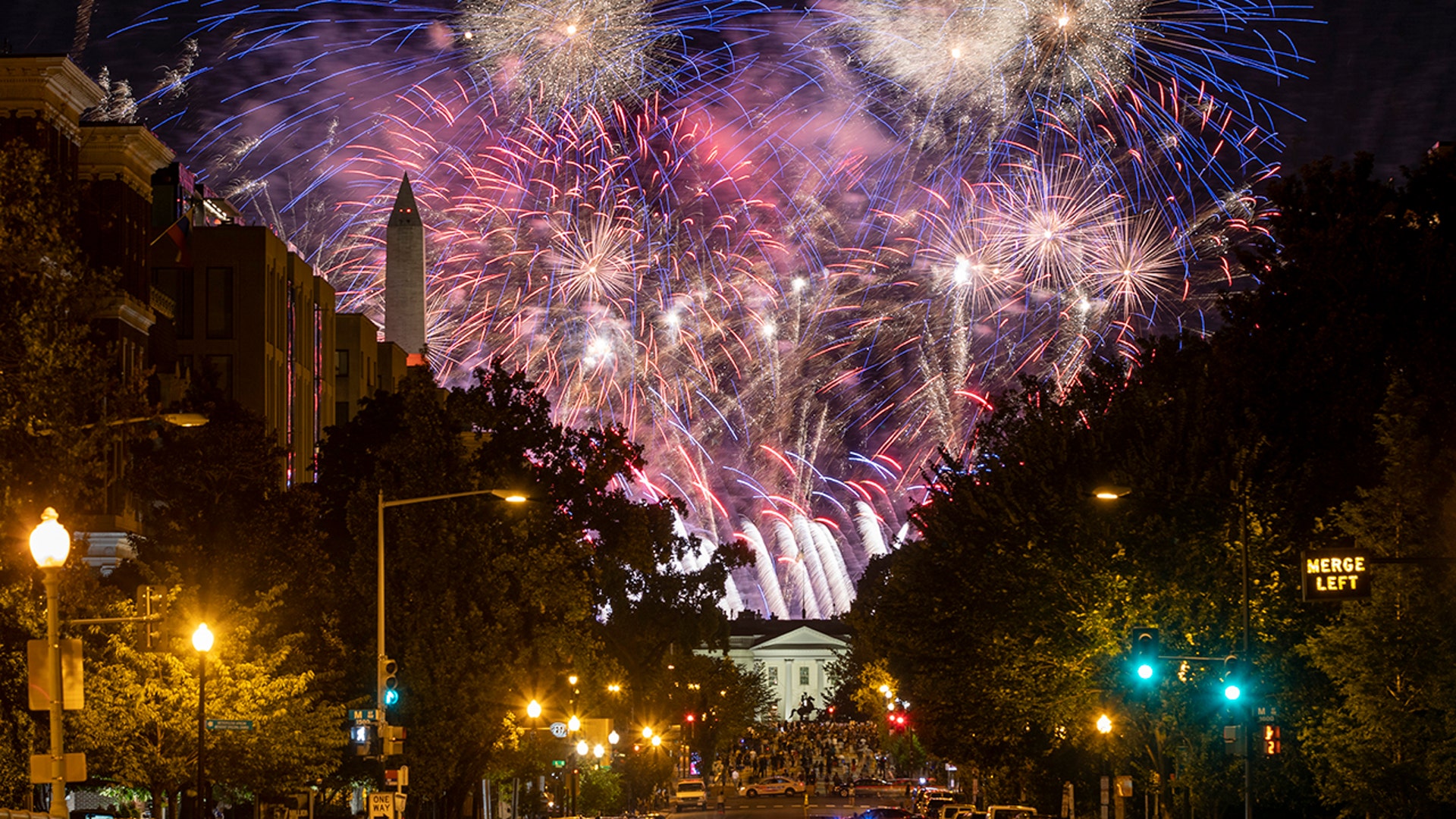 Fireworks are seen above the Washington Monument and the White House at the conclusion of the final day of the Republican National Convention in Washington, Aug. 27, 2020.