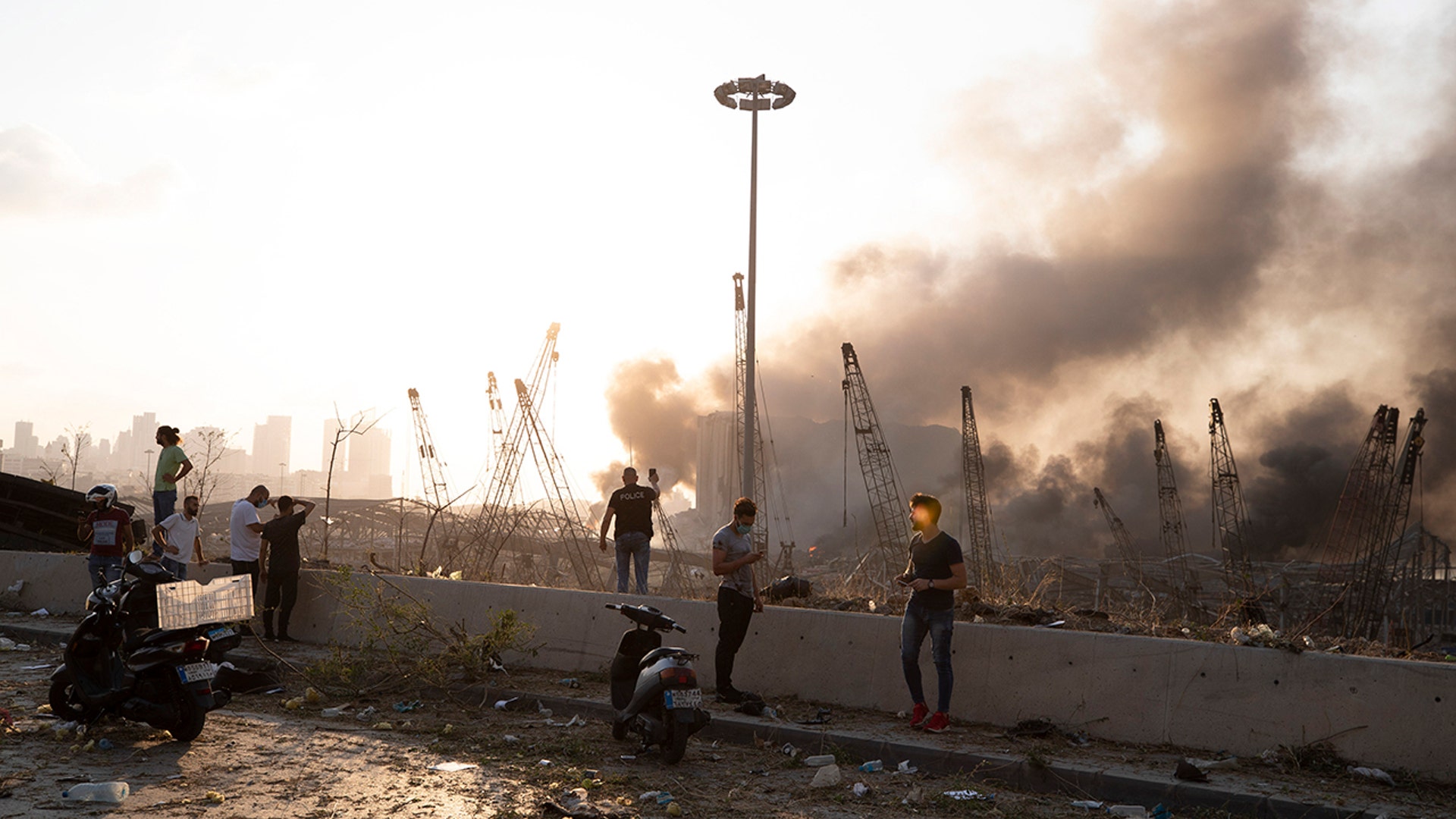 Witnesses saw many people injured by flying glass and debris in the aftermath of a Tuesday explosion.