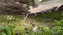 Giant telescope in Puerto Rico damaged by broken cable